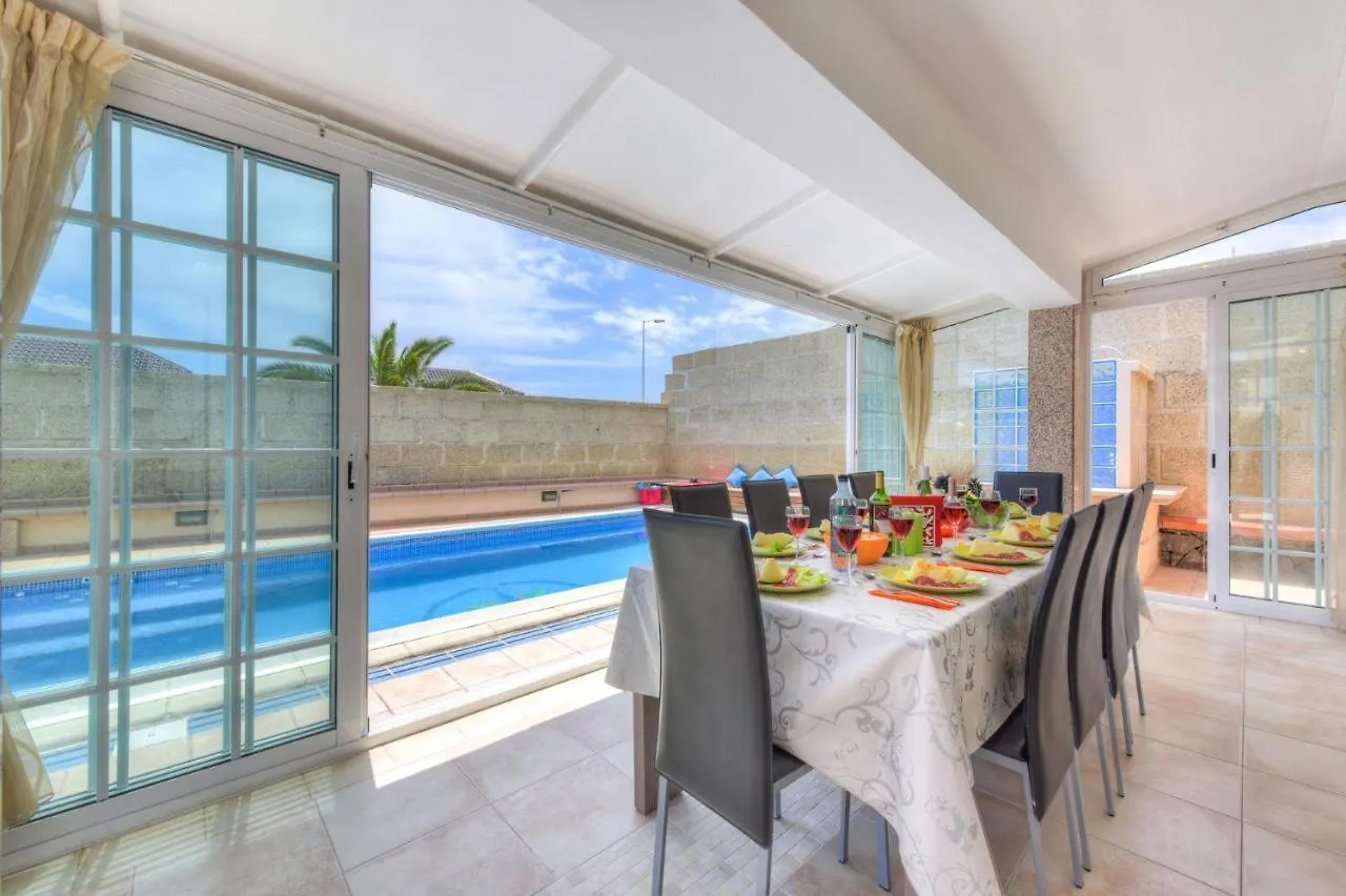 Villa Teide Sol Con Piscina Climatizada, Playa Fanabe, Costa Adeje Španělsko
