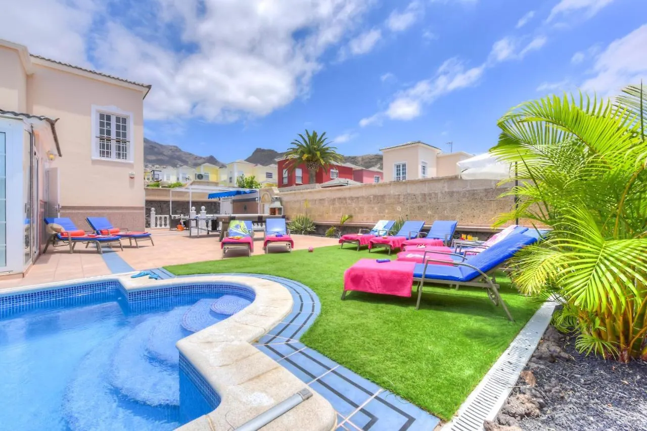Villa Teide Sol Con Piscina Climatizada, Playa Fanabe, Costa Adeje