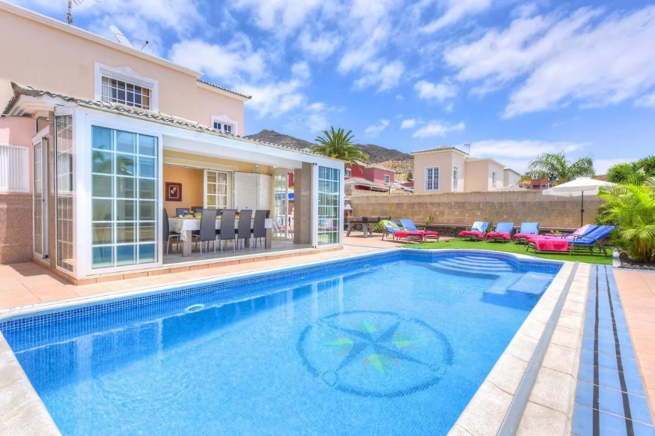 Villa Teide Sol Con Piscina Climatizada, Playa Fanabe, Costa Adeje Spanien